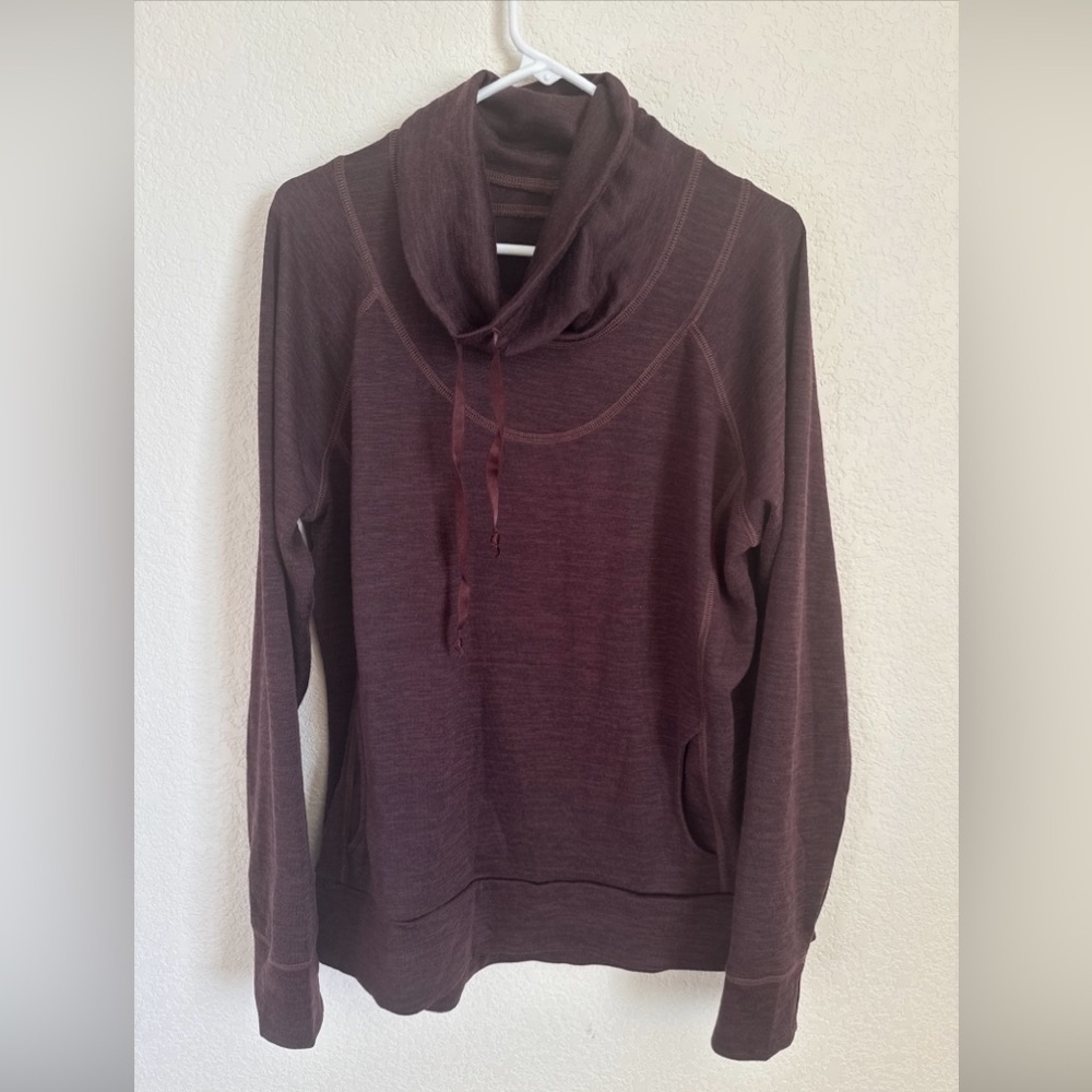 KÜHL Women’s Lea Cowl Neck Pullover Hoodie Thumbholes Size M